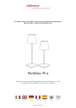 Предварительный просмотр 1 страницы Zafferano Poldina Pro Instructions For Use Manual