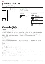 Preview for 1 page of Zafferano poldina reverso LD0420B3 Instructions For Use