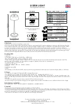 Preview for 7 page of Zafferano Sister Light LD0300 Instructions For Use Manual