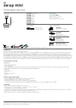 Предварительный просмотр 4 страницы Zafferano swap mini Instructions For Use Manual