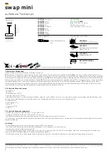 Предварительный просмотр 6 страницы Zafferano swap mini Instructions For Use Manual