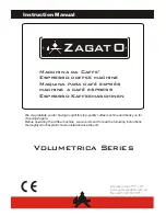 ZAGATO ESPRESSO COFFEE MACHINE Instruction Manual preview