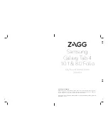 Preview for 8 page of Zagg 10.1& 8.0 Folio Instructions Manual