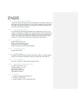 Preview for 22 page of Zagg Basic 7in Manual