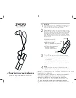 Предварительный просмотр 2 страницы Zagg charisma wireless Quick Start