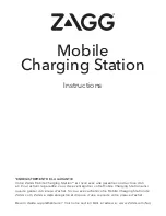 Предварительный просмотр 7 страницы Zagg Mobile Charging Station Instructions Manual