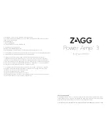 Preview for 6 page of Zagg power amp 3 Instructions Manual