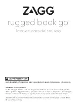 Предварительный просмотр 9 страницы Zagg Rugged Book Go Instructions Manual