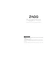 Предварительный просмотр 5 страницы Zagg Rugged Book User Manual