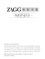 Zagg ZAGGkeys MINI 9 Quick Manual preview