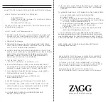 Preview for 4 page of Zagg ZAGGmate Manual