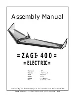ZAGI 400 ELECTRIC Assembly Manual preview
