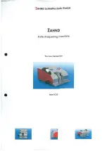 Предварительный просмотр 1 страницы ZAHND Schleiftechnik EC03 Instruction Manual