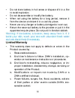 Preview for 11 page of Zain SPEED 4G Owner'S Manual