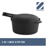 Preview for 1 page of ZAKARIAN 2-IN-1 SAUCE & FRY PAN Manual