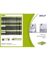 Zalip LOHASmart CDM530AM Installation Manual preview