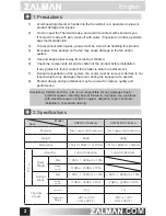 Preview for 2 page of ZALMAN CNPS11X Extreme User Manual