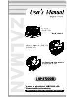 Preview for 1 page of ZALMAN CNPS7000B-AlCu User Manual