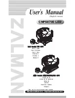 ZALMAN CNPS7500 LED User Manual preview