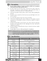 Preview for 2 page of ZALMAN CNPS7X User Manual