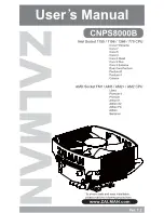 ZALMAN CNPS8000B User Manual preview