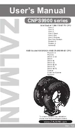 ZALMAN CNPS9900 Max User Manual preview