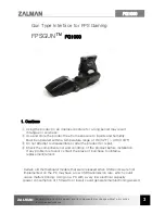 Preview for 3 page of ZALMAN FPSGUN FG1000 User Manual