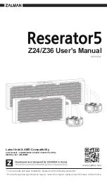 ZALMAN Reserator 5 User Manual preview