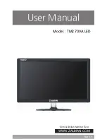 Предварительный просмотр 1 страницы ZALMAN TM270VA LED User Manual