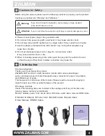 Preview for 4 page of ZALMAN TM270VA LED User Manual