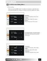 Предварительный просмотр 7 страницы ZALMAN TM270VA LED User Manual