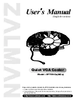 ZALMAN VF700-Cu User Manual preview