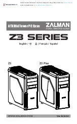 ZALMAN Z3 Series Manual preview