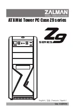 Предварительный просмотр 1 страницы ZALMAN Z9 series Manual