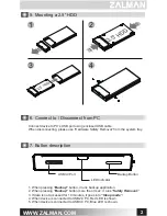 Preview for 3 page of ZALMAN ZM-HE130 Quick Manual