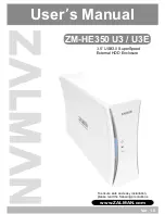 ZALMAN ZM-HE350 U3 User Manual preview