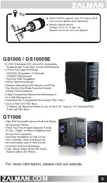 Предварительный просмотр 6 страницы ZALMAN ZM-NC3000 Series User Manual