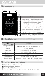 Предварительный просмотр 19 страницы ZALMAN ZM-VE500 Quick Manual