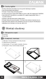 Предварительный просмотр 52 страницы ZALMAN ZM-VE500 Quick Manual