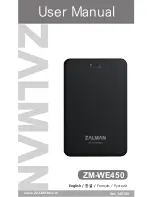ZALMAN ZM-WE450 User Manual preview
