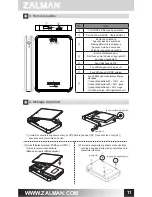 Preview for 11 page of ZALMAN ZM-WE450 User Manual