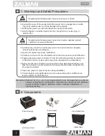 Preview for 2 page of ZALMAN ZM1000-ARX User Manual