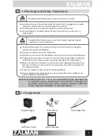 Preview for 2 page of ZALMAN ZM450-GS User Manual