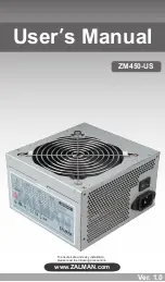 ZALMAN ZM450-US User Manual предпросмотр