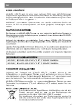 Preview for 5 page of zalux ACQUEx LED-T8 Instructions And Safety Information