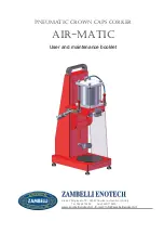 Preview for 1 page of ZAMBELLI AIR-MATIC Manual