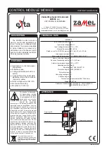 Zamel exta MOM-02 Instruction Manual предпросмотр