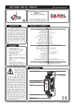 Zamel EXTA PBM-02 Instruction Manual preview