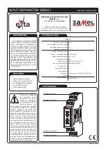 Предварительный просмотр 1 страницы Zamel Exta SEM-01 Instruction Manual