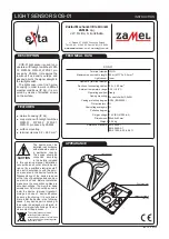 Preview for 1 page of Zamel Exta SOS-01 Instruction Manual